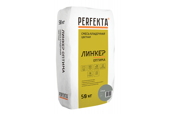 Кладочные смеси цветные	серый	Линкер Оптима серый, 50 кг