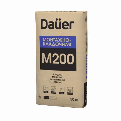 Сухая смесь Daüer М-200 Монтажно-кладочная